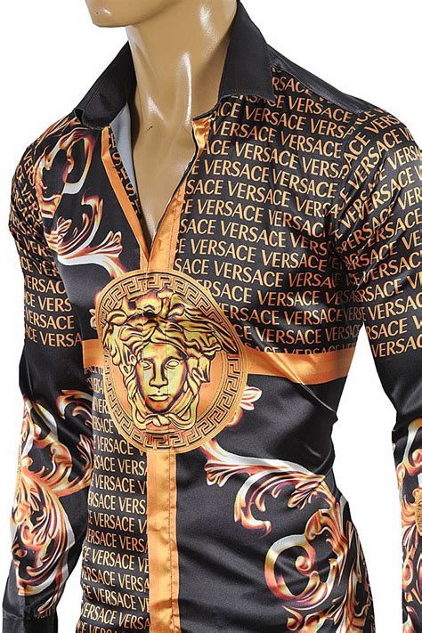 shirt versace man|Versace style shirts for men.